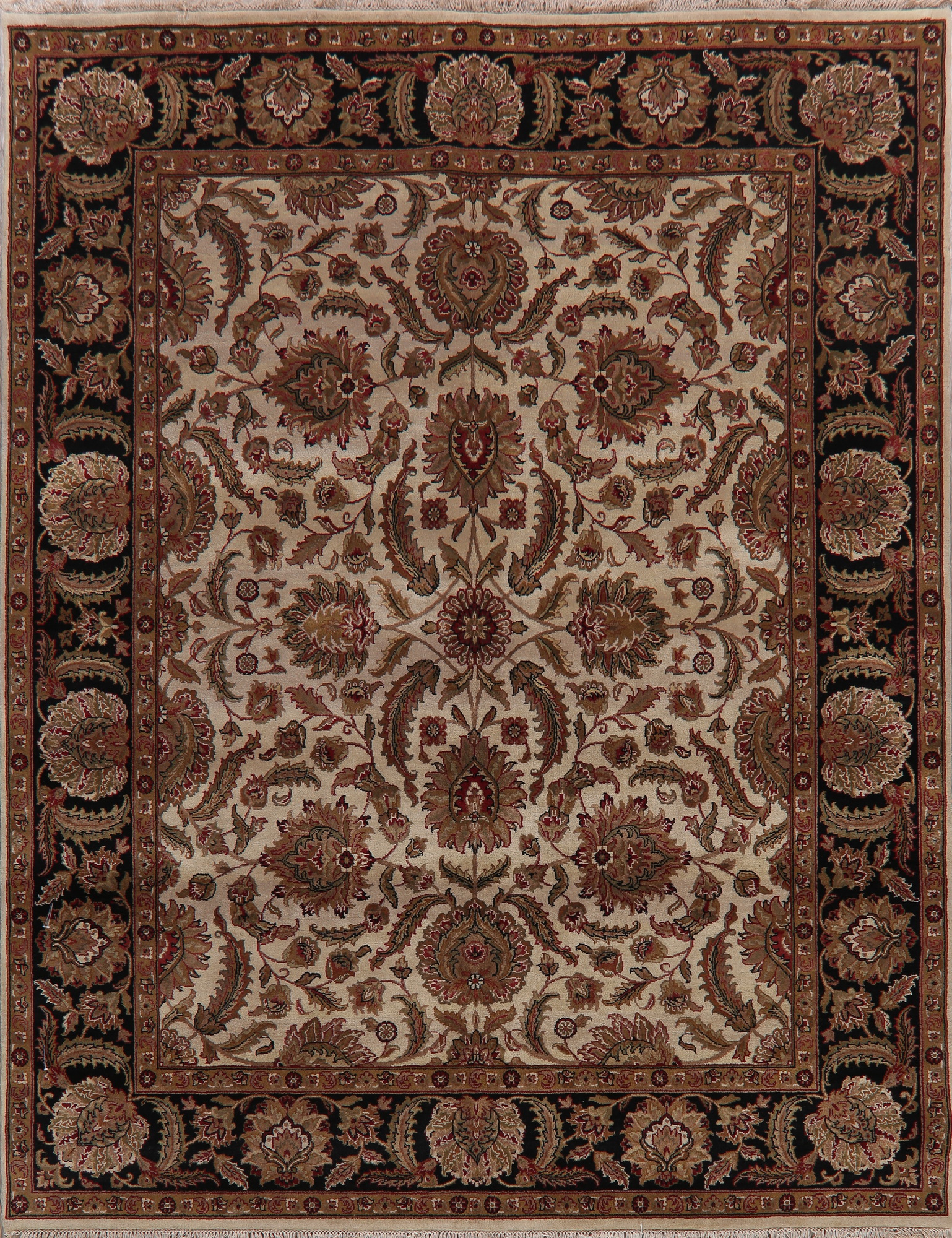 2' 4 x 4' 6 Wool Traditional Persian Chobi Design Handmade Agra Rug ft White Smoke 2' 4 x 4' 6 Wool Traditional Persian Chobi Design Handmade Agra Rug ft White Smoke